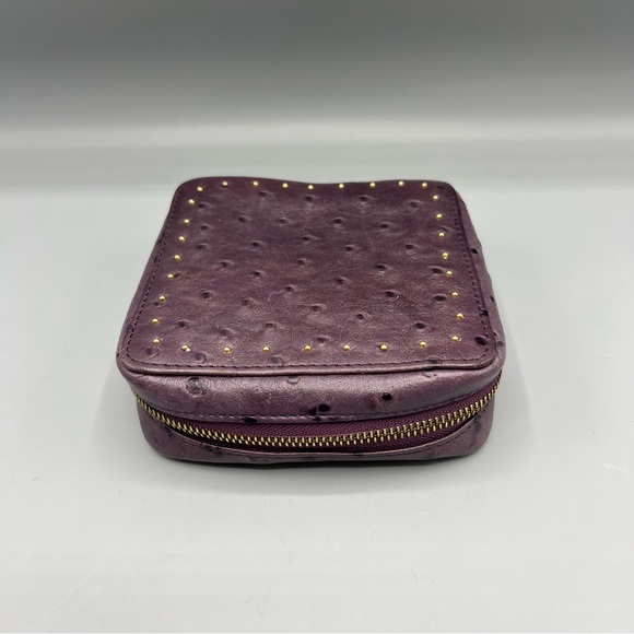 Lauren Merkin Stud Zip Around Travel Jewelry Case - Picture 1 of 9